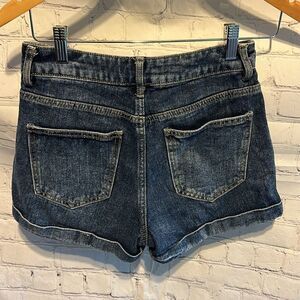 PacSun High Rise Mom Jean Shorts Women’s Size 24 Blue Denim Vintage Wash